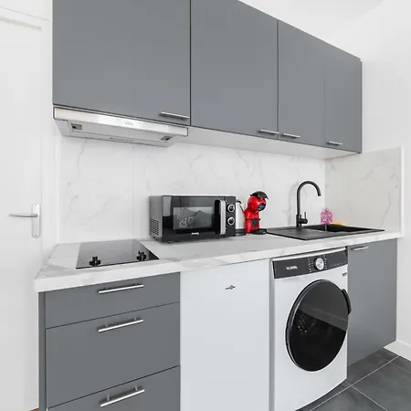 2 Pieces Refait Neuf Metro Jaures - 19 - 4p - Flat-guest
