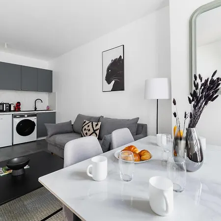 Apartment 2 Pieces Refait Neuf Metro Jaures - 19 - 4p - Flat-guest Paris