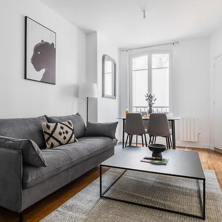 Apartment 2 Pieces Refait Neuf Metro Jaures - 19 - 4p - Flat-guest Paris