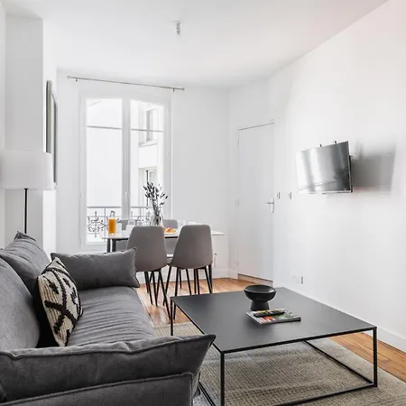 Apartment 2 Pieces Refait Neuf Metro Jaures - 19 - 4p - Flat-guest Paris