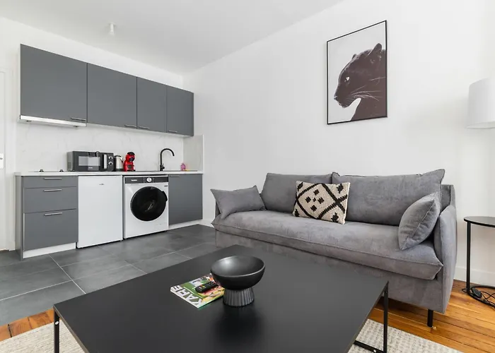 Apartmán 2 Pieces Refait Neuf Metro Jaures - 19 - 4p - Flat-guest Paříž