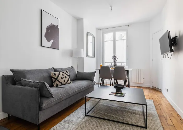 Apartmán 2 Pieces Refait Neuf Metro Jaures - 19 - 4p - Flat-guest Paříž