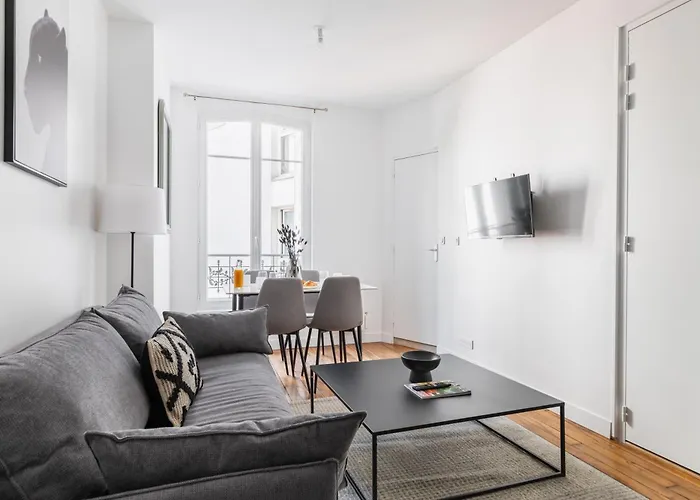 Apartmán 2 Pieces Refait Neuf Metro Jaures - 19 - 4p - Flat-guest Paříž
